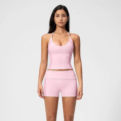 Currents Halter Yoga Set